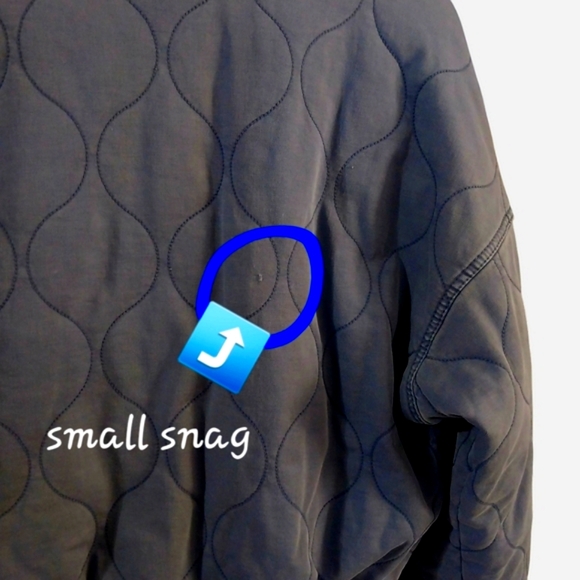 Universal Thread Utility Jacket Women's Blue Quilted Size Medium - Picture 6 of 6